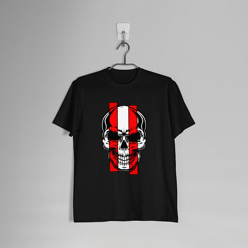 skull-1web تیشرت اورسایز طرح اسکلت - Image 1