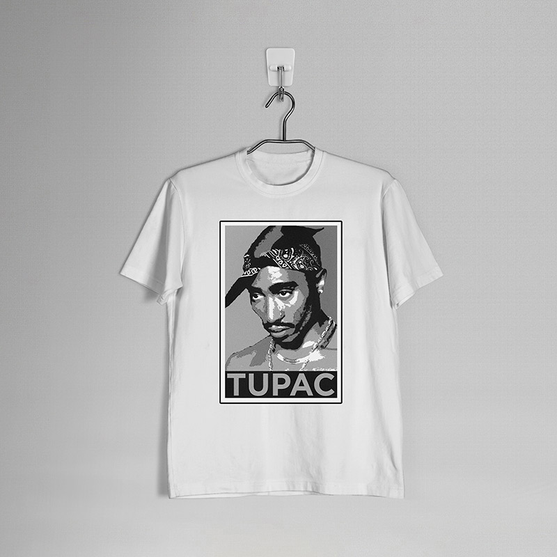 tupacw-1-web تیشرت اورسایز طرح توپاک - Image 1